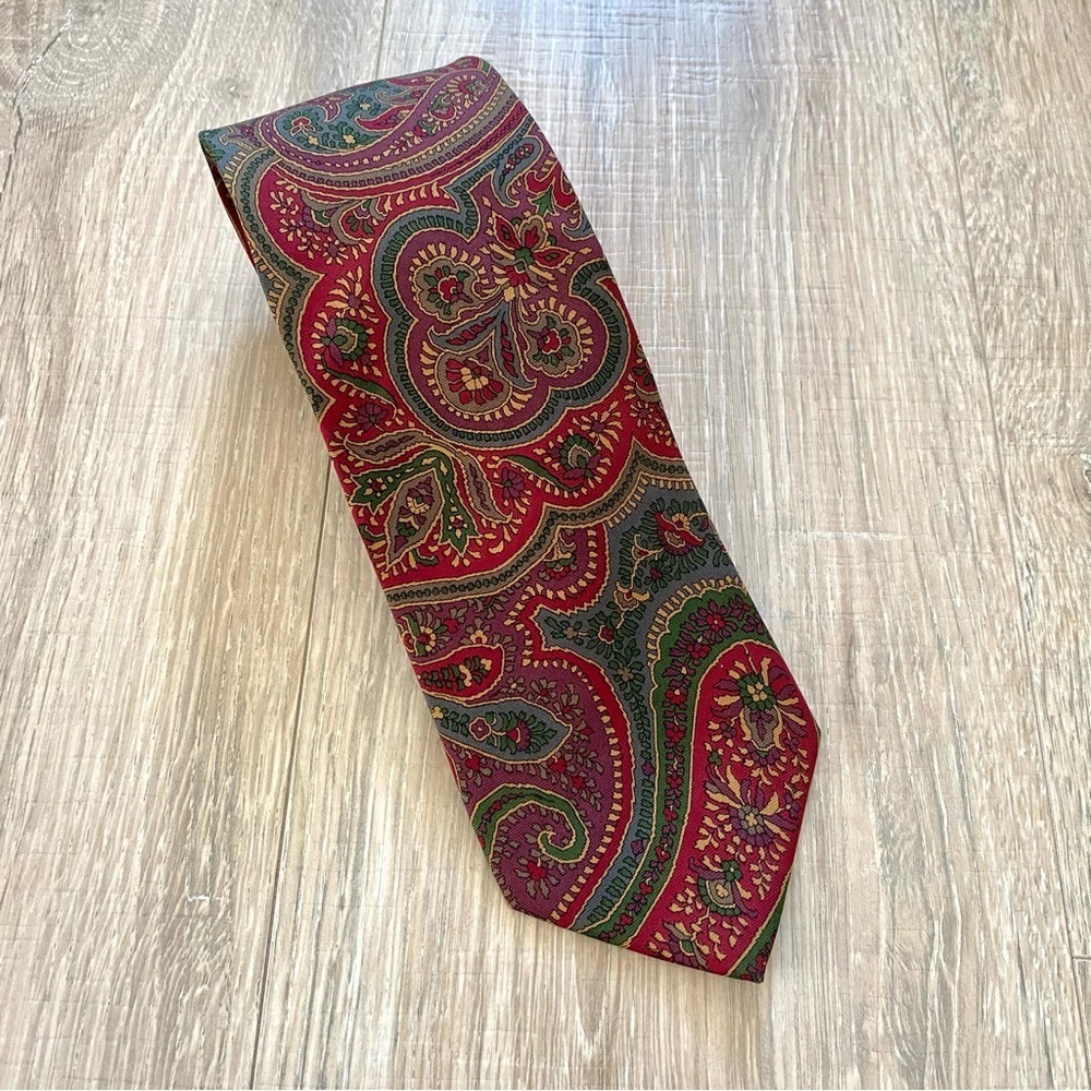 Vintage A&F Abercrombie Silk Paisley Tie